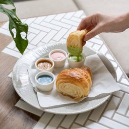 French Butter Croissant with dips set