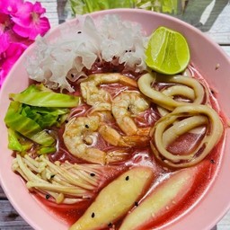 ซุปเย็นตาโฟทะเล+เลือกเส้นได้ตามใจชอบ