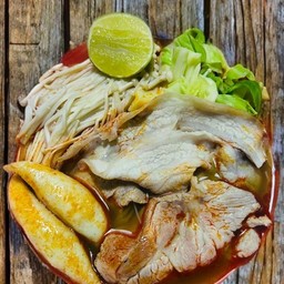 ซุปหมาล่าหมูซาบู+เลือกเส้นได้ตามใจชอบ