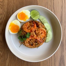 ข้าวผัดต้มยำกุ้ง
