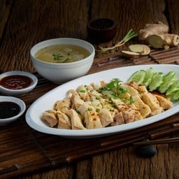 ไก่สับราดซอสเบตง