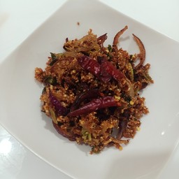 ลาบทอดหมู