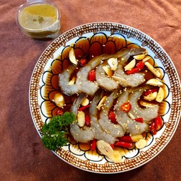 กุ้งดอง 9 ตัว +ซีฟู้ด