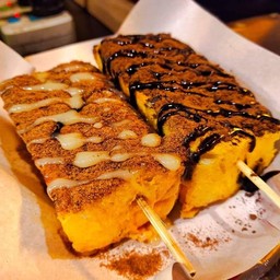 ปังปิ้งเนยนมโอวัลติน + โกโก้ช็อกโกแลต