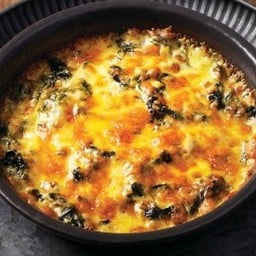 ผักโขมอบชีส