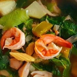 แกงเรียงกุ้งสด
