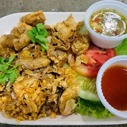 ไส้ตันทอดกระเทียม