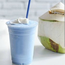 มะพร้าวอัญชันปั่น