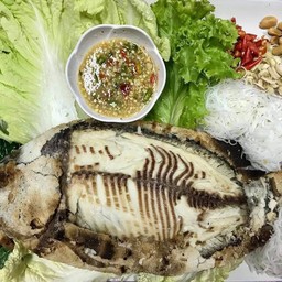 ปลานิลเผา