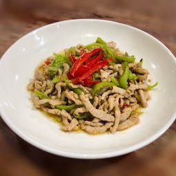 หมูผัดพริกอ่อน