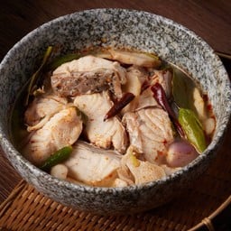 ต้มยำปลากระพงน้ำใส