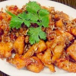 ไก่ทอดกระเทียมพริกไทย