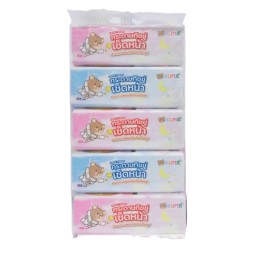 ทิชชู่คุมะ (แบบแพ็ค 5ห่อ) รุ่น168แผ่น