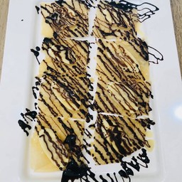 โรตีทิชชู่กล้วย+ช็อคโกแลต