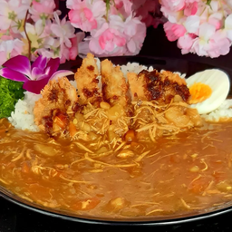 แกงกะหรี่ไก่ทอด