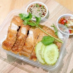 ข้าวปลาแกะ ร้านโจ๊กหาดใหญ่ ต้มเลือดหมู โจ๊ก