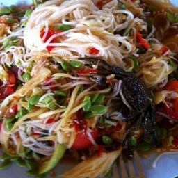 ตำซั่วปูปลาร้า