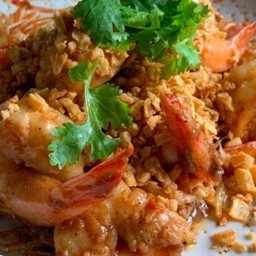 กุ้งทอดกระเทียมพริกไทย