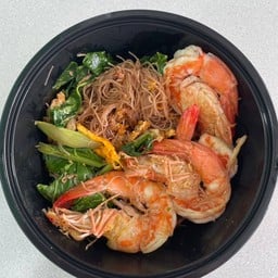 ผัดซีอิ้วเส้นหมี่ข้าวกล้อง เส้นนุ่มอร่อย