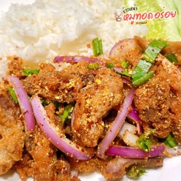 ข้าว+หมู *สันคอ แซ่บ* 🌶️🐷