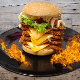 โครตชีสไก่กรอบสไปซี่