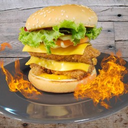 ดับเบิ้ลชีสไก่กรอบสไปซี่