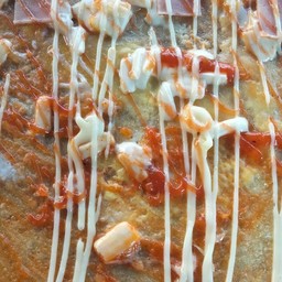 พิชซ่า+ไข่+แฮม+ชีส