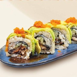 ปลาไหลย่างซอสเทอริยากิอโวคาโดโรล