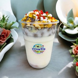 (Iced Bread ) Curd Milk