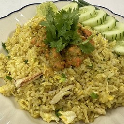 ข้าวผัดมันปู+ไข่ปู+เนื้อปู