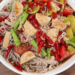 ตำซั่ว+หมูยอ