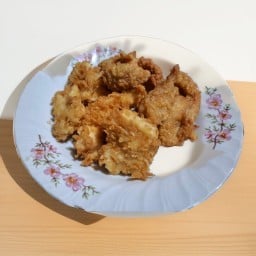 หนังไก่ทอดกรอบ&อกไก่