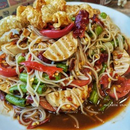 ตำซั่วหมูยอแคปหมู