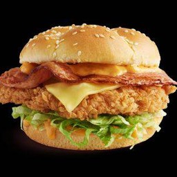 Angus Bacon With Turkey Crispy Super Raclette Clarified With Cheddar Cheese Burger