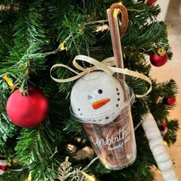 Ice Chocolate Snowman Key Pushy