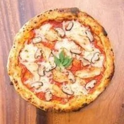 Vegan Chicken and Mushroom Pizza Regular 12"