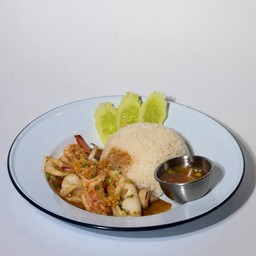 ข้าวทะเลกระเทียม