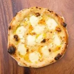 Four Cheese Pizza Slice