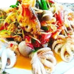 ตำปลาหมึก