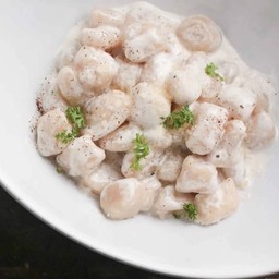 Mix Vegan Cheese and Vegan Cream