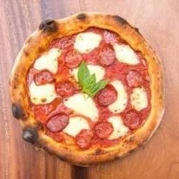 Spicy Salami Pizza Slice