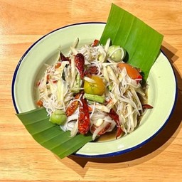 A12 ตำซั่วขนมจีน / Thai Rice Noodles Spicy Salad 
