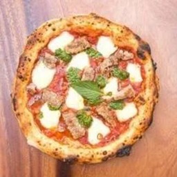 Italian Sausage Kra Prow Pizza Slice
