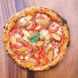 Vegan German FrankfurterSausage Pizza 15 16