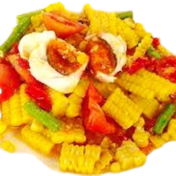 ตำข้าวโพดไข่เค็ม