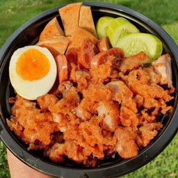 หมูทอดในตำนาน ตลาดมารวย