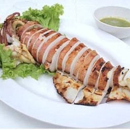 ปลาหมึกย่าง