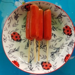 ฮอทดอกแดงไก่ชุด