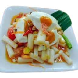 ตำไหลบัวไข่เค็ม