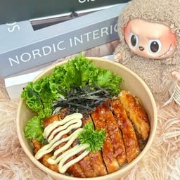 ข้าวไก่กรอบซอลเทอริยากิ